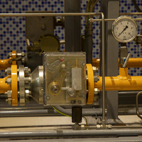 TARTARINI Actionneur de vanne à réinitialisation manuelle, régulateur de pression à coupure automatique, à flux axial, à fermeture rapide pour gaz, pour la fermeture de manchons