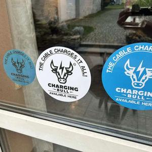 Etiquetas Adhesivas Transparentes de Vinilo con Estampado en Caliente Dorado, Resistentes al Agua, para Impresión Personalizada a Granel, para Logotipos Privados - Product Image 1