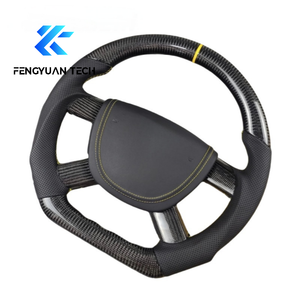 Volante de Fibra de Carbono Alcantara Forjado con Calefacción Personalizado para <span class=keywords><strong>Ford</strong></span> <span class=keywords><strong>Focus</strong></span> St 2 rs St Mk3 Mk2 <span class=keywords><strong>Mk4</strong></span> Mk2.5 Xr5 2014 2015 2013 - Product Image 4
