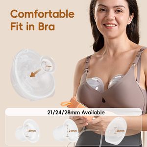 BPA Free Abnehmbare einfache Muttermilch pumpe Wiederauf ladbare Silikon milch pumpe Tragbare Milch pumpe - Product Image 3