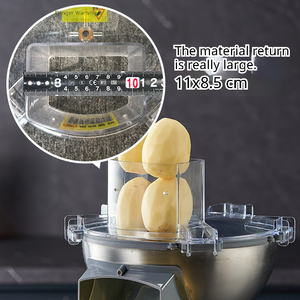 Mond.uk Cortadora Eléctrica Comercial de Patatas Onduladas de 300 kg/h, Máquina de Patatas Fritas, Cortadora de Ondas para Vegetales, Zanahorias y Rábanos - Product Image 4