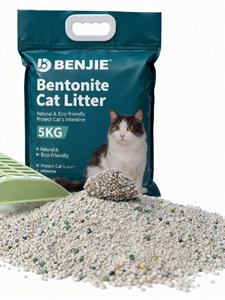 Benjie Bentonit Silica-Gel Katzenstreu Hochabsorbierend Staubarm Umweltfreundlich Schnell Klumpend <span class=keywords><strong>100</strong></span>% Natürliche Bentonit-Kugeln - Product Image 2