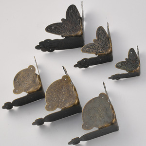 Iron <b>Corner</b> Bracket Antique Bronze L Shape Metal Edge <b>Protector</b> For Wooden Box Decoration Accessories - Product Image 2