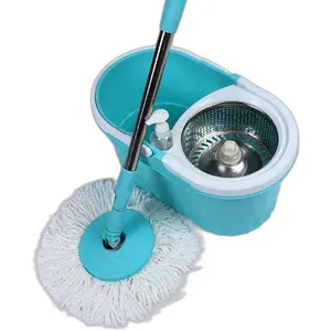 Esun Microfiber Rectangle Spin Mop with Bucket Aluminum Pole for Floor Cleaning Drying Wet Surfaces Advantage