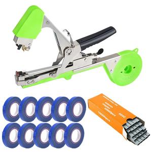 Machine à lier et à attacher les tomates et les concombres pour le jardinage domestique, avec 10 sangles et 1 boîte de clous - Product Image 2