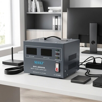 Offre Spéciale – Régulateur de Tension Automatique (AVR) MSKJ 2000W à Moteur Servo, Monophasé 2kVA 220V AC, en Cuivre SVC 110-250V
