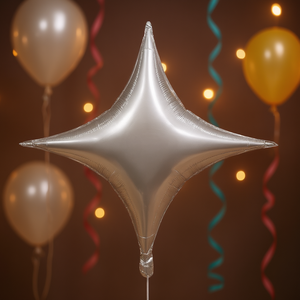 Globo de aluminio Party Love Star de 66 x 67,5 cm, metálico, para fiestas, día de San Valentín - Product Image 3