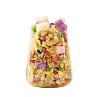 Wholesale 400g Instant Chia Seed Strawberry Yogurt Oatmeal Cereals with Baked Nuts and High Protein for Food & Beverage