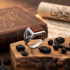 Square Onyx Gemstone Round Black Zircon Stone Design Ottoman <b>Men's</b> <b>Ring</b> Turkish Handmade Wholesale Authentic <b>Silver</b> <b>Men</b> <b>Ring</b> - Product Image 3