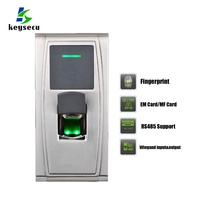 ZK MA300 Boîtier métallique étanche pour extérieur, lecteur d'empreintes digitales biométrique, capacité 3000, indice de protection IP65, contrôle d'accès, proximité RFID, carte 125 kHz