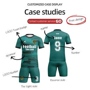 Meilleure Vente Uniforme de Football 100% Polyester par Sublimation, Ensemble Maillot de Foot Uni et <span class=keywords><strong>Vierge</strong></span> pour Homme, Nouveau Design sur Mesure OEM - Product Image 6