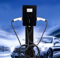 IEC 62196 3 Phase 32A 1 Phase 7kW Wallbox Type2 Connecteur 22kW Station de charge Courant réglable 16a Home EV Chargeur