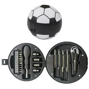 22 pcs优质厂家促销足球足球造型小迷你盒厂家批发价格手工具套装