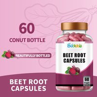 Complément alimentaire à marque privée OEM avec vitamines, capsules de poudre de racine de betterave
