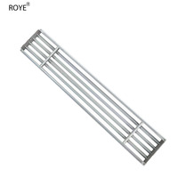 Système de ventilation OEM de conception industrielle moderne Diffuseur à fente linéaire Grille réglable en aluminium avec installation facile