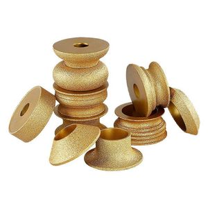 Roue de profilage diamantée brasée pour le marbre, le granit et le béton avec technologie de brasage sous vide, roue de profilage manuelle brasée - Product Image 2