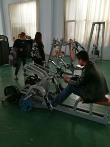 LongGlory Fitness nuova macchina di Design attrezzatura da palestra Leg Press Use Set uso domestico fila composta a fila bassa seduta commerciale - Product Image 6