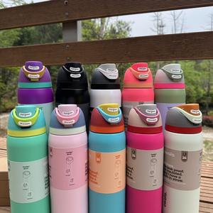 <span class=keywords><strong>Botella</strong></span> de Agua Deportiva de Doble Uso, en Acero Inoxidable 304, Aislada al Vacío, con Aislamiento Térmico de 6-12 Horas, Portátil, Disponible en Stock - Product Image 1