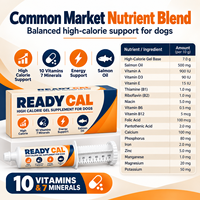 Gel Nutrisi Tinggi Kalori untuk Anjing dengan Minyak Salmon, Vitamin, Mineral, dan Dukungan Energi untuk Anjing Senior Aktif dan Pemilih Makanan, Penggunaan Sehari-hari