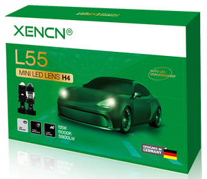 XENCN L55 12V 55W Mini Led faro lente H4 Led faro proiettore Auto Auto sistema di illuminazione 5800lm bianco freddo 6000K - Product Image 2