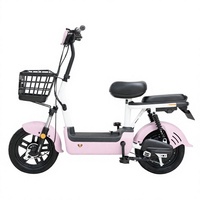 Nouveau style – Vélo électrique de ville à double suspension, moteur numérique sans balais à 3 vitesses, 350W/500W 48V, haute vitesse, vente en gros