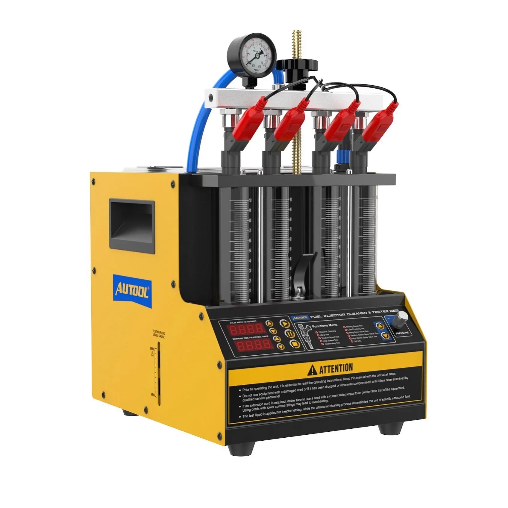 AUTOOL-Función de calefacción de 4 cilindros CT160, probador de inyector de gasolina, máquina de limpiador y probador ultrasónico, de fábrica oficial, 220V