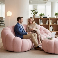 Canapé Bulle Moderne 98,43 Pouces 3 Places Design Nid d'Abeille 3D pour Salon Bureau Appartement Petit Espace Fournisseur OEM ODM
