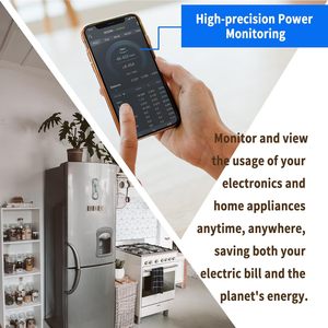 Tuya Wifi 200Aスマートホームエネルギーモニター16サブ50A回路レベルセンサーリアルタイム電気モニターメーターソーラー - Product Image 4