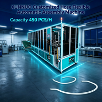 XUNNUO Automatic Flexible Hose Assembly Test Machine, Customized, PLC Control System