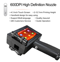Imprimante à jet d'encre portable thermique de 12,7 mm avec encre à séchage rapide pour l'impression de la date, du code de lot et du logo