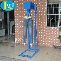 Machine à gratter le jean en caoutchouc verticale de haute qualité