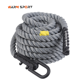 Vente flash : Cordes de combat lestées en nylon haute résistance personnalisées de 38 mm pour entraînement intensif en salle de sport, fitness et musculation - Product Image 3