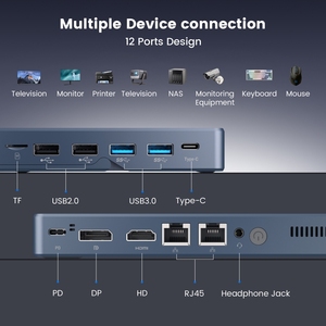 Mini <span class=keywords><strong>PC</strong></span> <span class=keywords><strong>Portatile</strong></span> Professionale da 8 Pollici con <span class=keywords><strong>Processore</strong></span> Intel N95 Quad-Core, 12GB RAM DDR5, SSD da 256GB/512GB/1TB, Touchscreen, Windows 11 - Novità - Product Image 3