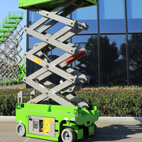Échafaudage mobile à ciseaux pour 2 à 6 personnes Élévateur portable électrique Petite plate-forme élévatrice verticale pour le travail aérien