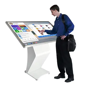 Digital Electronic Touch Screen Kiosk Intel I3 4k Lcd Advertising Information Kiosk Supplier