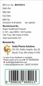 GraciBona Herbal Capsules 60 Capsules per <b>Bottle</b> with Natural Ayurvedic Ingredients and Botanical Plant Extract <b>Blend</b> in Easy - Product Image 5