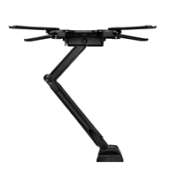 Support mural pivotant pour téléviseur en acier laminé à froid, pivotant à 180°, inclinaison de -8°, VESA 400x400 mm, taille maximale 32-65 pouces