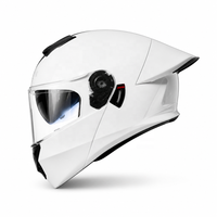 Casque de moto homologué DOT, ABS, modulaire, intégral, à visière relevable, double lentille, personnalisable, sécurité de conduite