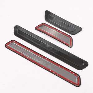 WZXD New Arrival Car <b>Door</b> Sill Guards Stainless Steel <b>Door</b> Sill <b>Plate</b> Black Silver for HR-V HRV 2022 VEZEL - Product Image 4