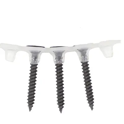 Manufacture Gypsum Board Collated Screw Gray Phosphating Black Phosphate Self Tapping Drywall Screw For Metal