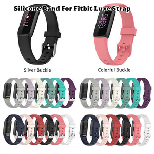 Bracelets pour <span class=keywords><strong>Fitbit</strong></span> <span class=keywords><strong>Luxe</strong></span>, bracelet de remplacement en silicone pour montre connectée <span class=keywords><strong>Fitbit</strong></span> <span class=keywords><strong>Luxe</strong></span>, tracker d'activité - Product Image 2