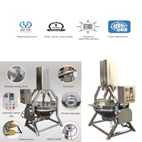 Machine industrielle à pop-corn au caramel entièrement automatique de 300 L, mélangeur électrique planétaire pour pop-corn frit