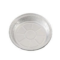 Récipient en aluminium jetable 7 en 8 en 9 en plateau de cuisson rond en étain avec couvercle
