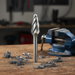 Fraise rotative à bout sphérique Ttake AB8500, diamètre 6 mm, longueur 18 mm, coupe Z6, pour le meulage et le façonnage de précision - Product Image 3