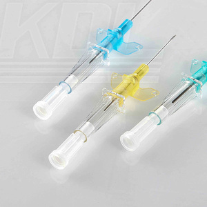 KDL <strong>I.V</strong>. Color-Coded Butterfly Veterinary IV <strong>Catheter</strong> Needle Injection Port and Wing <strong>Cannula</strong> - Product Image 3