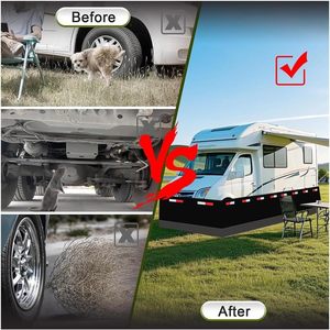 Housse de protection en feutre pour compartiment moteur de camping-car, filet <span class=keywords><strong>anti</strong></span>-rongeurs/<span class=keywords><strong>anti</strong></span>-chats/<span class=keywords><strong>anti</strong></span>-chiens, entièrement fermée, clôture <span class=keywords><strong>anti</strong></span>-rayures pour véhicule - Product Image 2