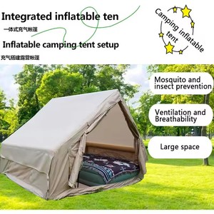<span class=keywords><strong>Tente</strong></span> de camping gonflable de luxe pour l'extérieur, en tissu Oxford avec poteaux en fibre de verre à armature droite pour les aventures en plein air - Product Image 6