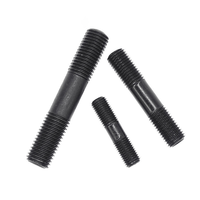 High Tensile 12.9 Grade Metric Stud Bolt Alloy Steel Thread Rod Black Zinc Finish ASTM Standard Left Hand Thread Both Ends