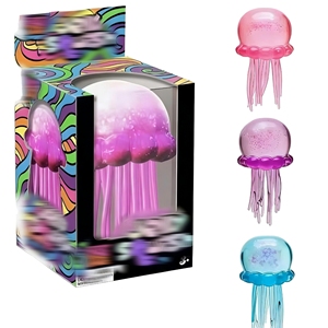 Creative Cartoon Needoh Squishy Silicone Jellyfish Squeezable Toy Filled <b>Glitter</b> Powder Stress Relief Unisex for Students - Product Image 1