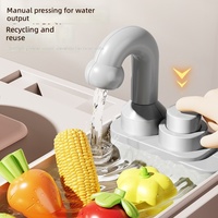 Ensemble de jouets de cuisine éducatifs en plastique pour enfants, ustensiles et vaisselle de simulation pour jeu d'imitation, vente en gros